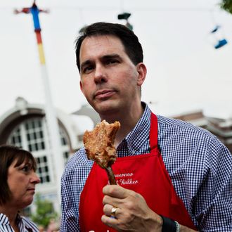 Presidential Candidates Speak At Iowa State Fair Soapbox