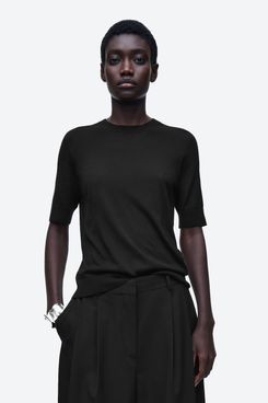 COS Slim Merino Wool Seamless T-Shirt