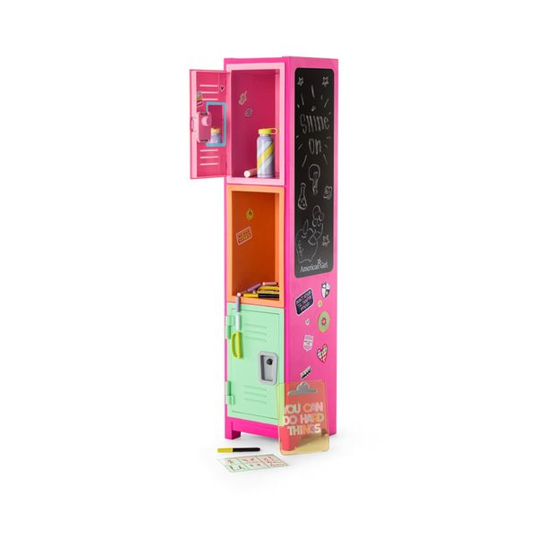 Colorful Cubbies Locker Set for 18-inch Dolls