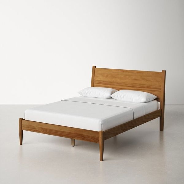 George Oliver Ashlie Solid Wood Platform Bed - Queen