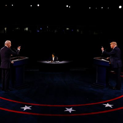 Donald Trump And Joe Biden Participate In Final Debate Before Presidential Election