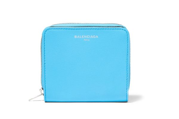Balenciaga Essential Textured-Leather Wallet