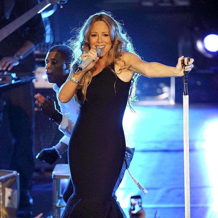 Mariah Carey performs during Escape To Total Rewards at Gotham Hall on March 1, 2012 in New York City.