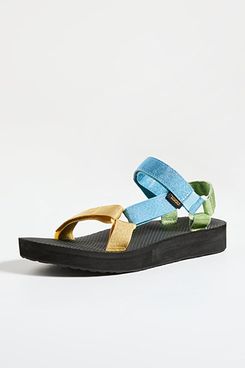 Teva Midform Universal Sandals - Metallic Blue Multi