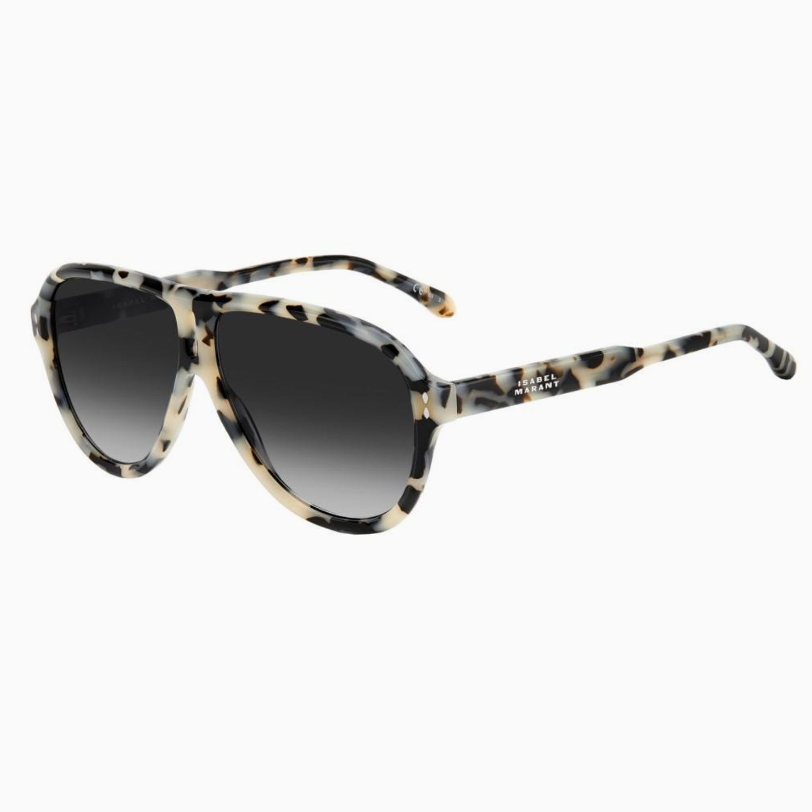 Victoria Beckham Oversized Square Hammered Metal Sunglasses | Neiman Marcus