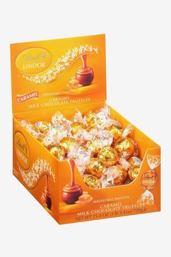 Lindt LINDOR Caramel Milk Chocolate Truffles, 60 Count