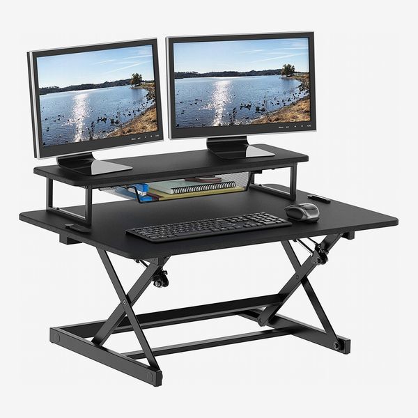 SHW 36-Inch Height Adjustable Standing Desk Converter