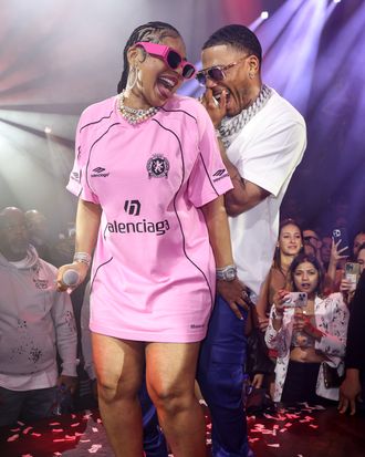 Nelly & Ashanti Celebrate The 10th Anniversary Of E11EVEN Miami