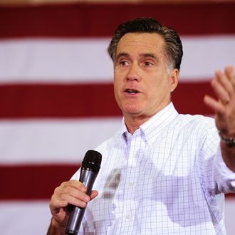 Republican presidential hopeful Mitt Romney speaks during a campaign rally in Florence, South Carolina, January 17, 2012.