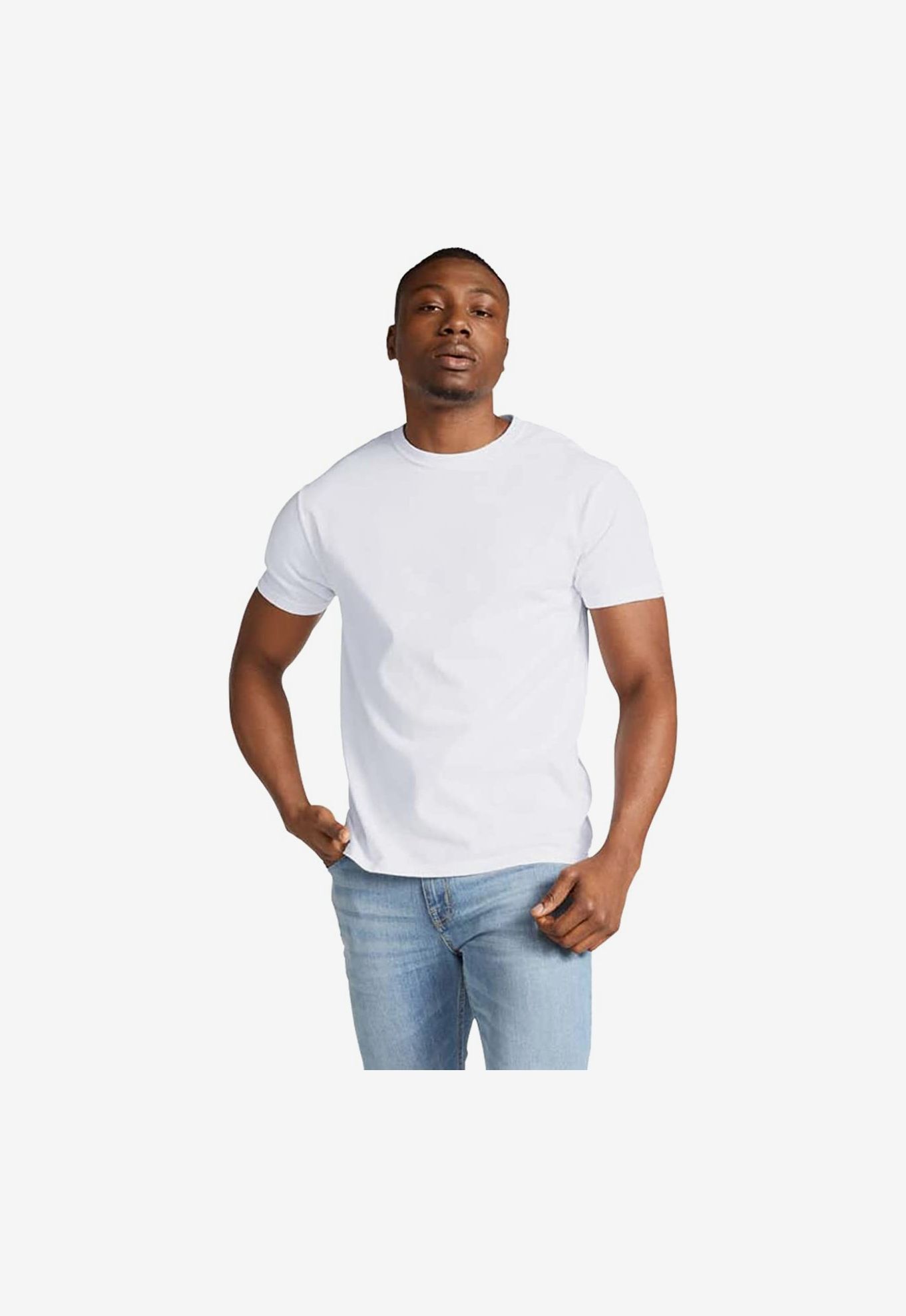 Classic Cotton T-Shirt  White tshirt men, Mens tshirts, T shirt