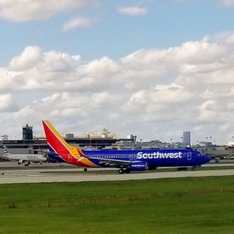 A Southwest airlines plane.