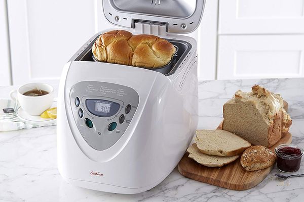 Beginner Friendly Programmable Bread Maker Intelligent Breakfast Toast Baking Machine Cake Toaster Bread Machine,Automatic Bread Machine 