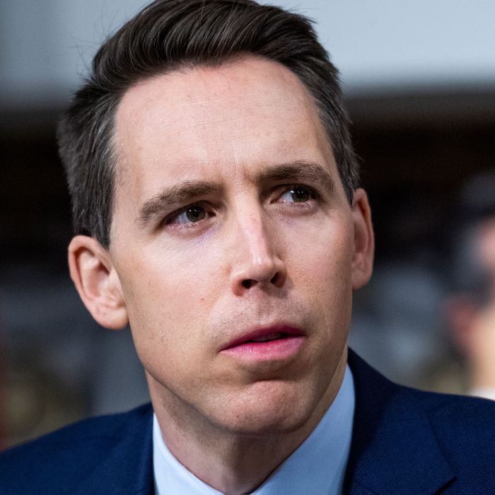 Josh Hawley’s ‘Muzzling of America’ Isn’t Muzzling