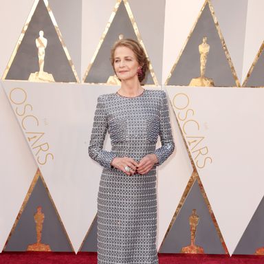 Charlotte Rampling 
Dress by Armani.