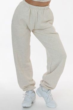Los Angeles Apparel Cotton-Fleece High-Waist Sweatpants