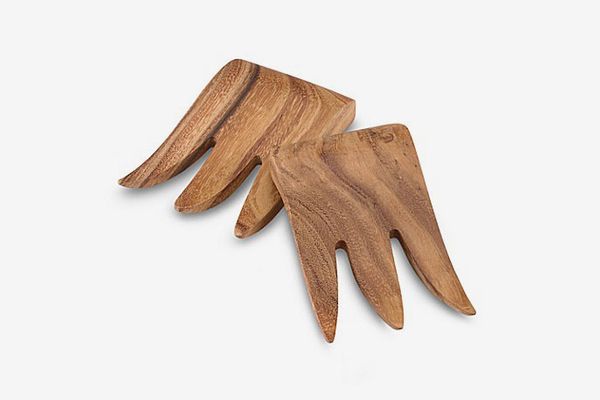 Ironwood Gourmet Wood Bear Claw Salad Servers