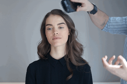 Beauty GIF: How to Get Really Shiny Hair
