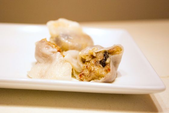 Nuts for nuts: The dumpling.