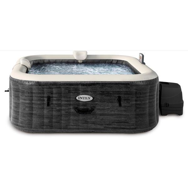 Intex PureSpa 28451EP Greystone Deluxe 6 Person Inflatable Hot Tub