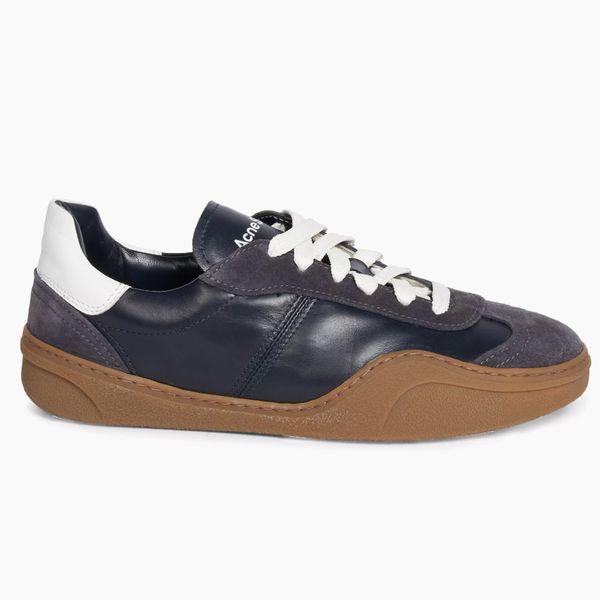 Acne Studios Bars Leather Low-Top Sneaker