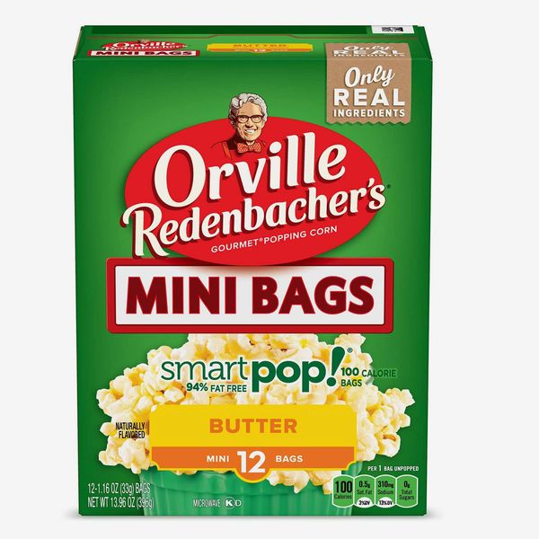 Orville Redenbacher’s SmartPop! Butter Popcorn, 12 100-Calorie Bags (Set of 6 Boxes)