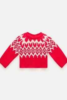 American Girl x J.Crew Fair Isle Hearts sweater for 18” Dolls
