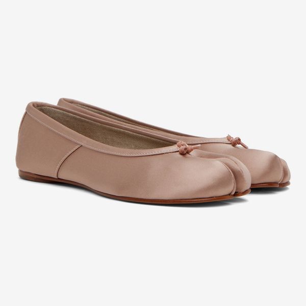 Maison Margiela Pink Tabi Ballerina Flats