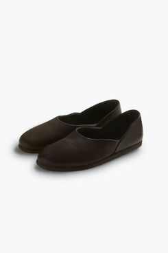 Stòffa Slipper - Chocolate Leather