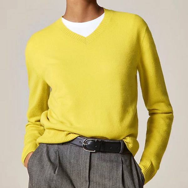 J.Crew Cashmere High V-Neck Sweater