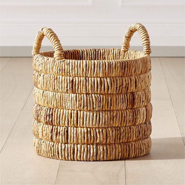 CB2 Milos Handwoven Storage Basket, Medium