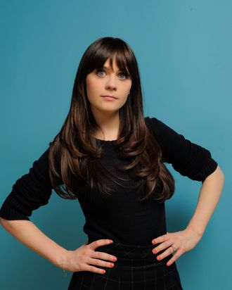 zooey deschanel shoulder length hair