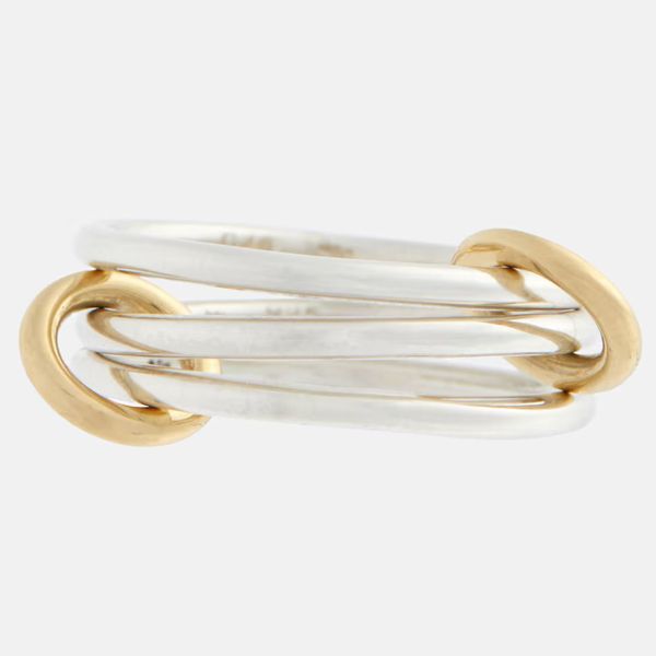 Spinelli Kilcolli Solarium SG 18kt Gold and Sterling Silver Linked Rings