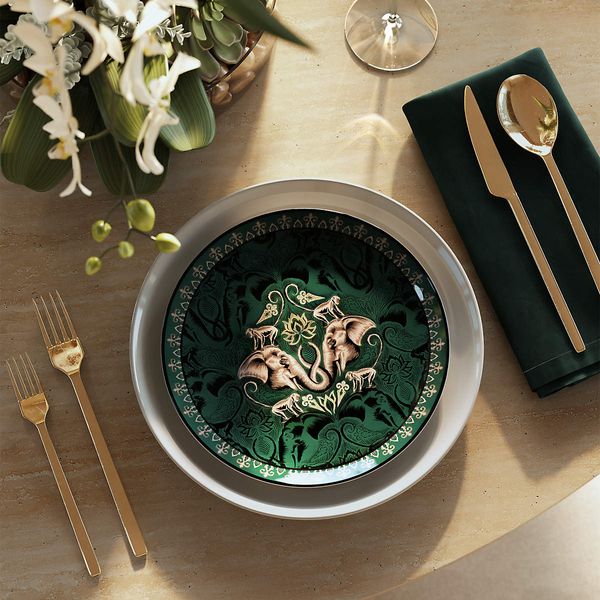 The White Lotus x CB2 Elephant Appetizer Plate