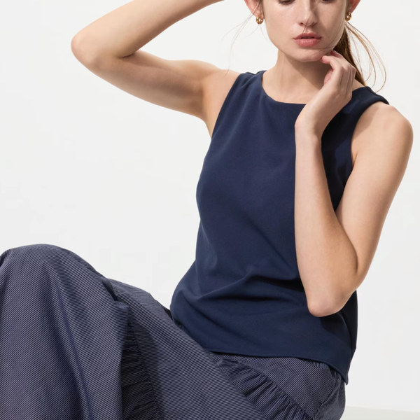 Uniqlo Crepe Jersey Boatneck Bra Top