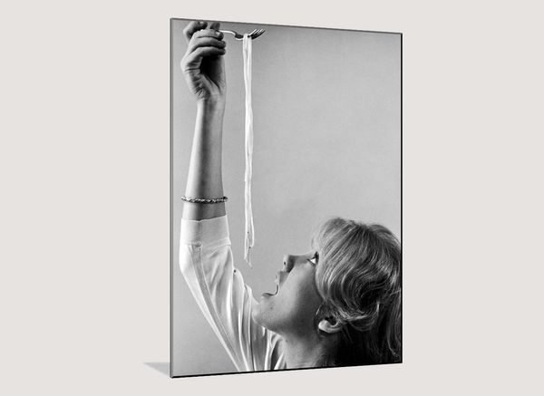 Art.com Hayley Mills Attempting to Eat Spaghetti, by Ralph Crane