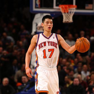 Jeremy Lin #17 of the New York Knicks