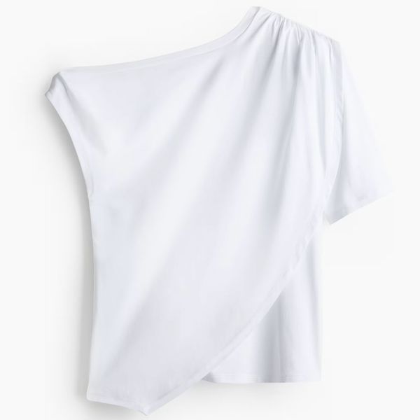 H&amp;M Draped Asymmetric Top