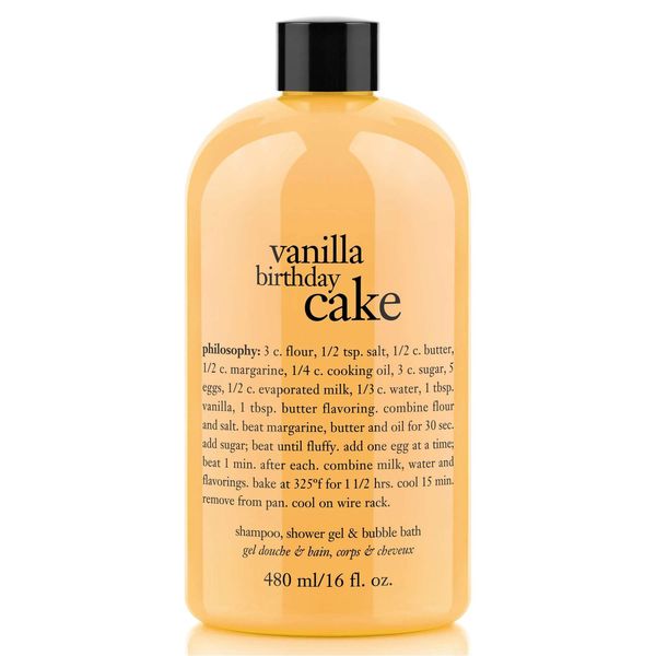 Philosophy Shampoo, Shower Gel, &amp; Bubble Bath - Vanilla Birthday Cake
