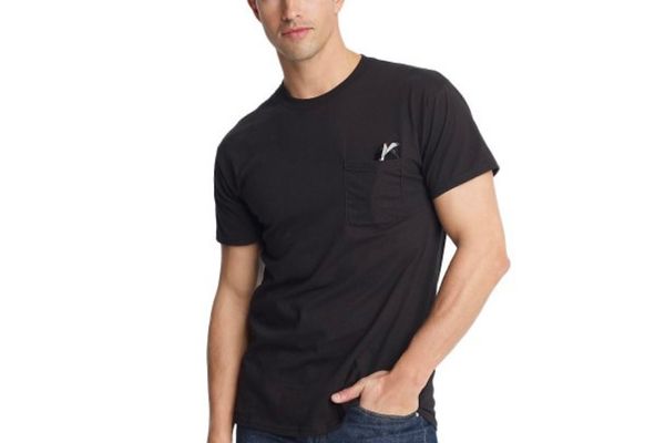 Hanes Men’s ComfortSoft Cool DRI Dyed Crewneck Tagless Pocket Undershirt (4-Pack)