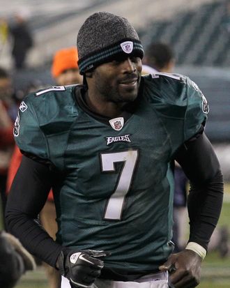 Michael Vick, not at fashion week.