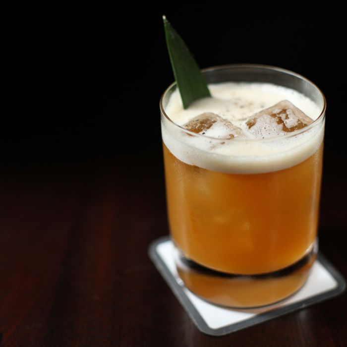 The NoMad Bar's Charlie Watts: aged rhum agricole, Guyanaese rum, Batavia Arrack, black pepper, apricot, lemon, and pineapple.
