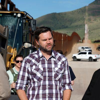 Vice Presidential Nominee Sen. JD Vance Visits Border In Montezuma Pass, Arizona