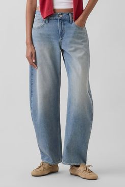 Gap Low Rise Barrel Jeans
