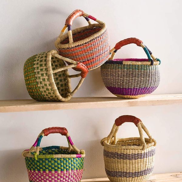 Vivaterra Handcrafted Mini Bolga Basket