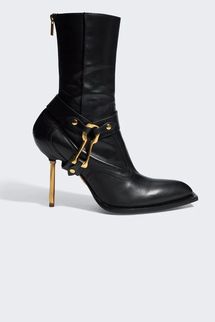 Schiaparelli Keyhole Western Ankle Boots