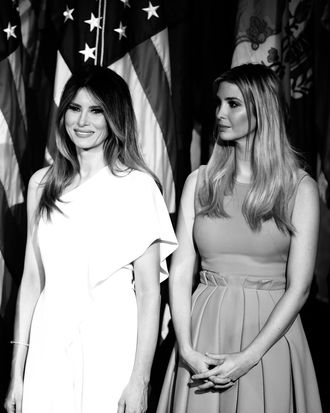 Melania and Ivanka Trump.