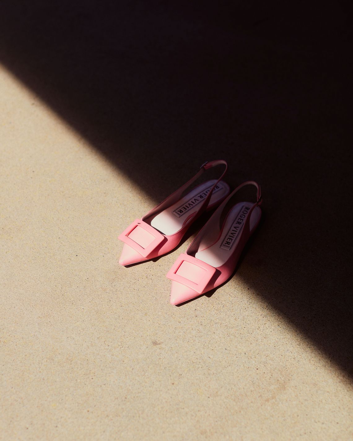 Shop Roger Vivier Buckle Ballerina Flats