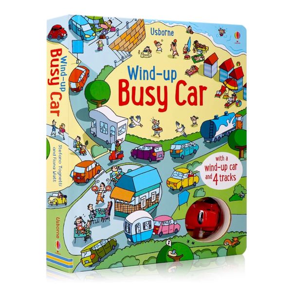 Wind-Up Busy Car Board book