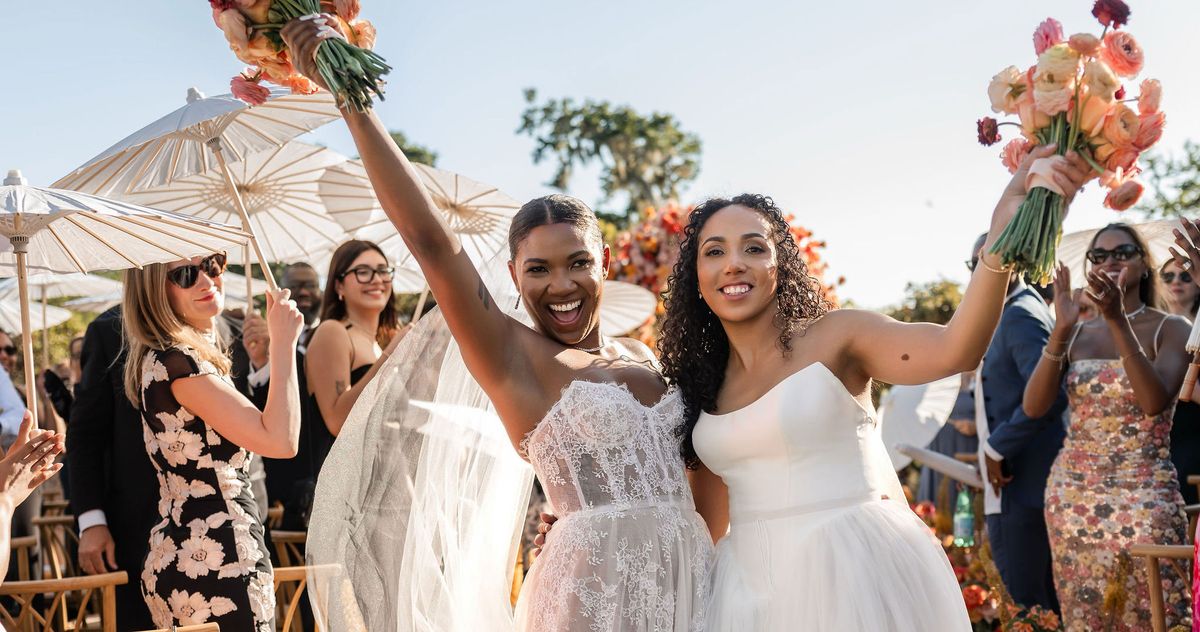 Wedding Photos: The Brides Who Pulled Out All the Stops