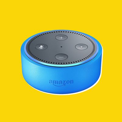 The Echo Dot Kids Edition comes with a colorful plastic cover.